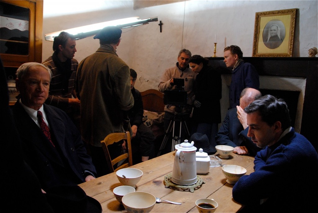 Mise en place de la caméra et des lumières.