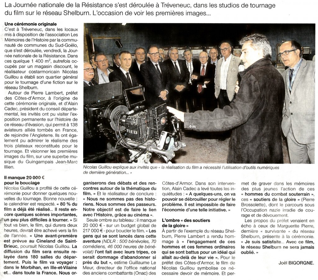 Ouest France 31 mai 2016