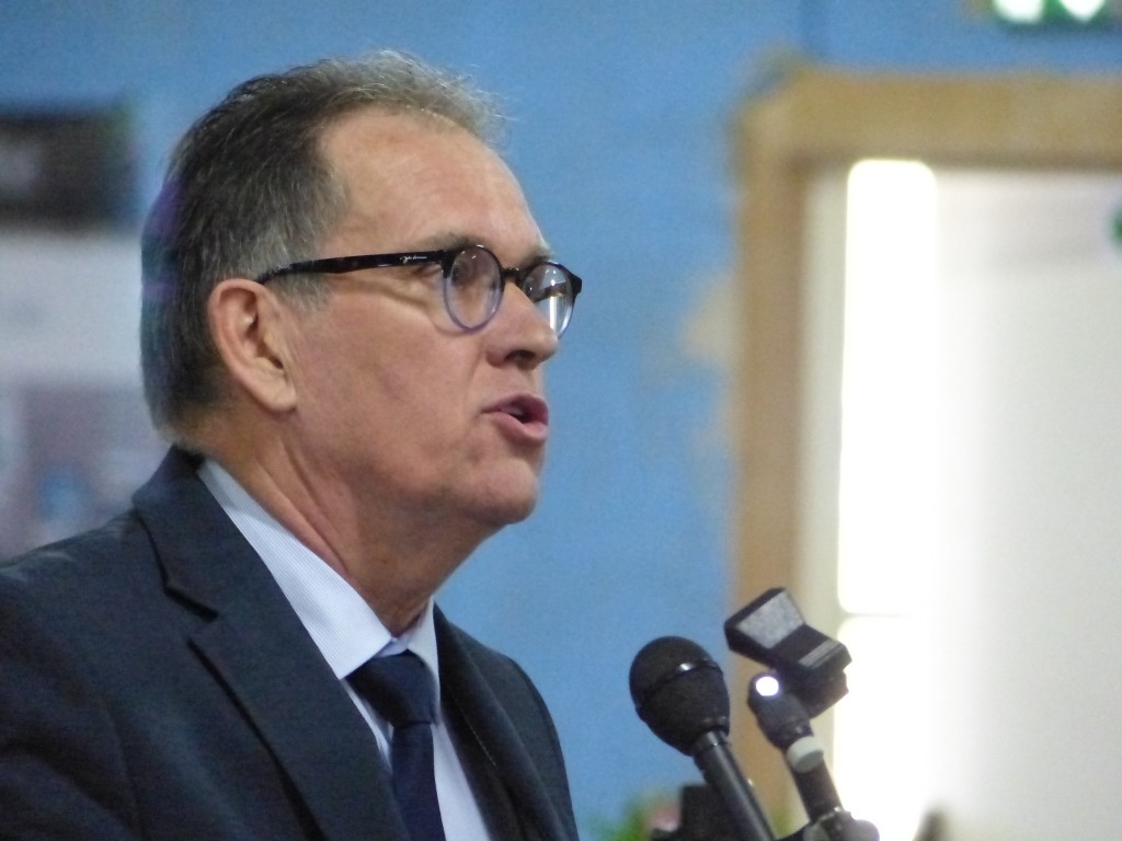 Alain Cadec, président du Conseil départemental des Côtes d'Armor, a pris la parole…
