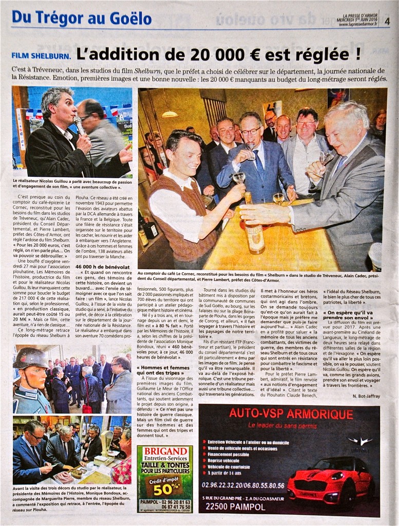 La Presse d'Armor 1er juin 2016