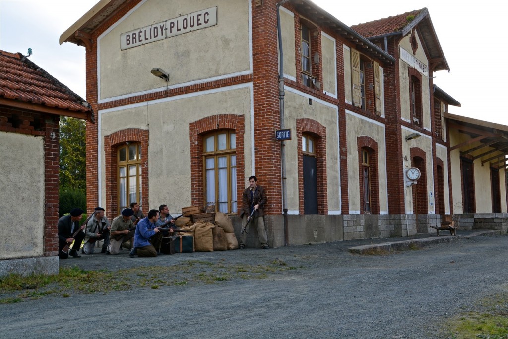 Les résistants en embuscade.
