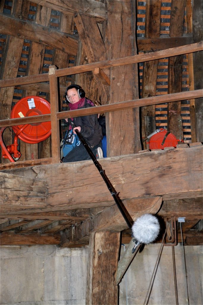 Virginie, toujours concentrée.