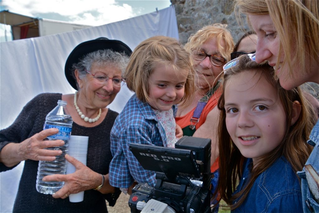 Vérification sur l'écran de la caméra : Marion a été parfaite !